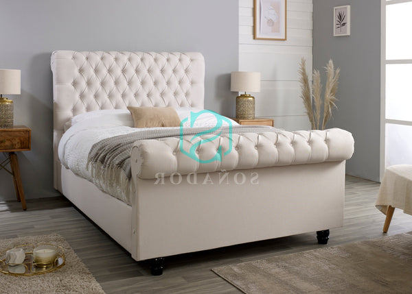 Sleigh Beds, Chesterfield Beds, Upholstered Beds, Luxury Beds
