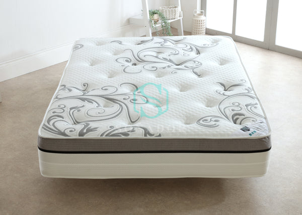 Gel memory foam mattress, pocket spring mattress, pocket sprung mattress, mattress, single size mattress, small double size mattress, double size mattress, king size mattress, super king size mattress