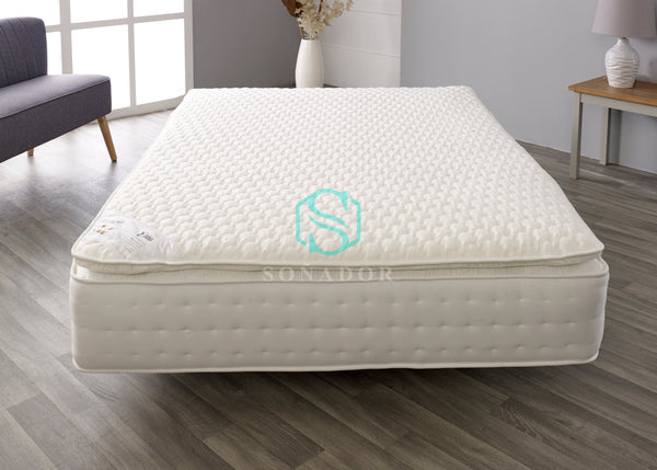 Pillow top mattress, memory foam mattress, pocket spring mattress, pocket sprung mattress, mattress, single size mattress, small double size mattress, double size mattress, king size mattress, super king size mattress