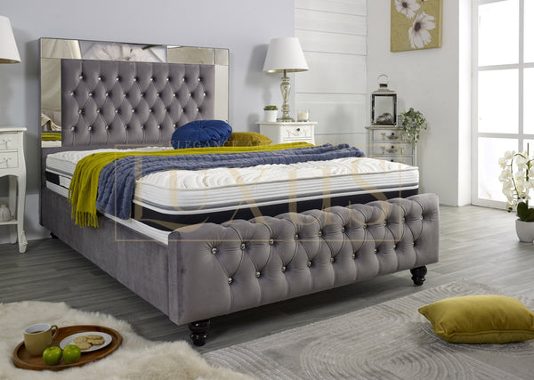 Luxury Beds, Chesterfield Beds, Upholstered Beds, Mirror Beds