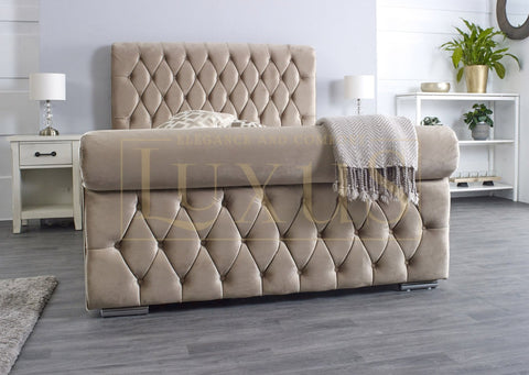 Sleigh Beds, Chesterfield Beds, Upholstered Beds, Studded Beds, Luxury Beds