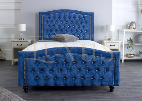 Sleigh Beds, Chesterfield Beds, Upholstered Beds, Studded Beds, Diamante Beds, Luxury Beds