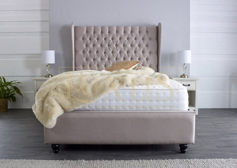 Luxury Beds, Chesterfield Beds, Upholstered Beds, Winged Beds, Studded Beds