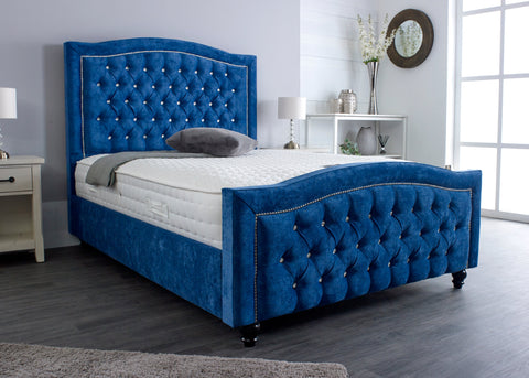 Sleigh Beds, Chesterfield Beds, Upholstered Beds, Studded Beds, Diamante Beds, Luxury Beds