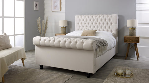 Camilla Chesterfield Sleigh Bed
