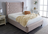 Luxury Beds, Chesterfield Beds, Upholstered Beds, Winged Beds, Studded Beds
