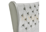 Margot Chesterfield Winged Headboard