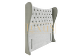 Margot Chesterfield Winged Headboard