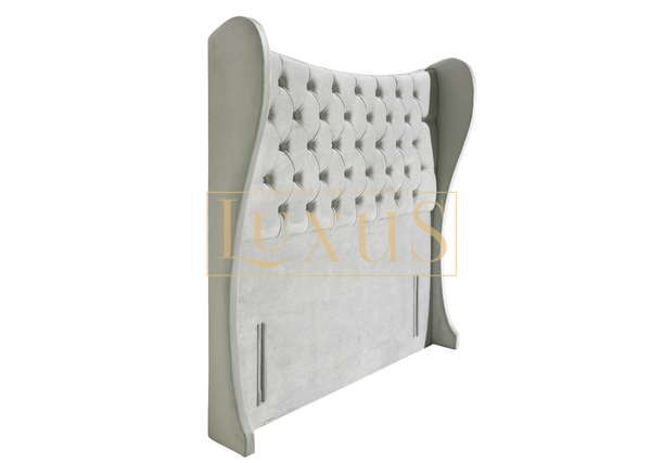 Margot Chesterfield Winged Headboard