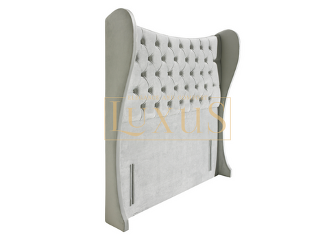 Margot Chesterfield Winged Headboard