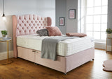 Winged Divan Beds, Chesterfield Divan Beds, Upholstered Divan Beds, Deep Buttoned Divan Beds