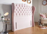 Winged Divan Beds, Chesterfield Divan Beds, Upholstered Divan Beds, Deep Buttoned Divan Beds