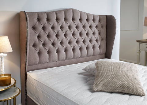 Winged Divan Beds, Chesterfield Divan Beds, Upholstered Divan Beds, Studded Divan Beds, Deep Buttoned Divan Beds