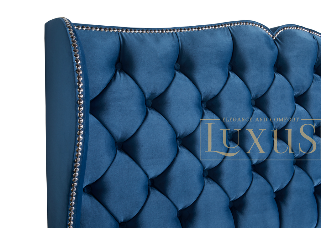 Alice Chesterfield Winged Headboard Upholstered Storage Divan Beds