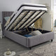 Front Lift Metal Ottoman Storage